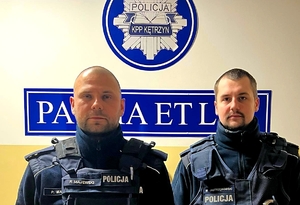 Od lewej post. Paweł Majewski oraz post. Michał Jastrzębowski