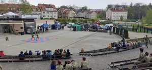 Policjanci na Pikniku Militarnym