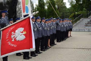 Uczestnicy Obchodów Święta Policji w Kętrzynie