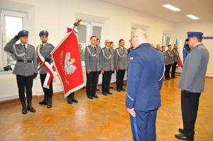 Uroczysta zbiórka z okazji zmiany na stanowisku Komendanta Powiatowego Policji w Kętrzynie