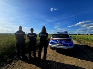 wspólna służba policjantów ze słuchaczami Akademii Policji w Szczytnie