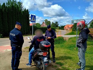 Kontrola motorowerzysty