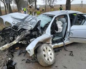 Miejsce wypadku drogowego