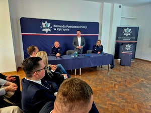 Odprawa roczna podsumowująca pracę kętrzyńskich policjantów w 2025 roku