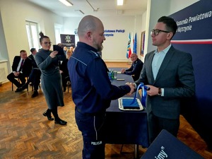 Odprawa roczna podsumowująca pracę kętrzyńskich policjantów w 2025 roku