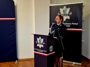 uroczysta zbiórka Zmiana na stanowisku Komendanta Powiatowego Policji w Kętrzynie