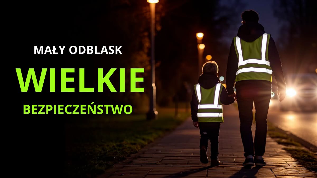 Policja w Kętrzynie przypomina o stosowaniu odblasków